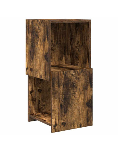Mobile angolare Rovere fumé 30,5x30x65cm Legno multistrato