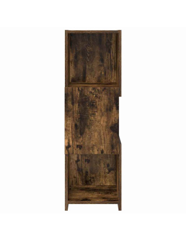 Mobile angolare Rovere fumé 30,5x30x65cm Legno multistrato