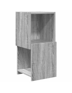 Mobile angolare Grigio Sonoma 30,5x30x65cm Legno multistrato 2