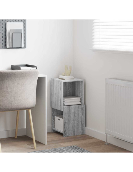 Mobile angolare Grigio Sonoma 30,5x30x65cm Legno multistrato