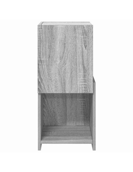 Mobile angolare Grigio Sonoma 30,5x30x65cm Legno multistrato