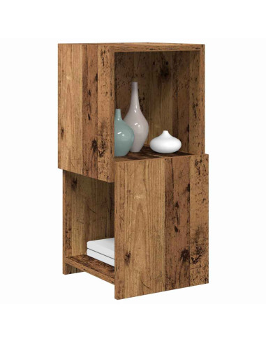 Mobile angolare Legno vecchio 30,5x30x65cm Legno multistrato