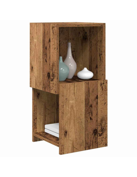Mobile angolare Legno vecchio 30,5x30x65cm Legno multistrato