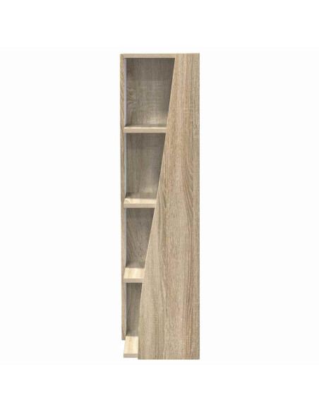Mobile angolare Rovere Sonoma 27,5x27x102cm Legno multistrato