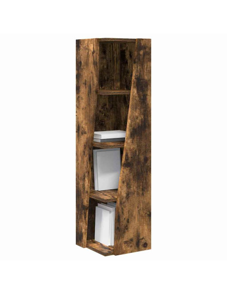 Mobile angolare Rovere fumé 27,5x27x102cm Legno multistrato