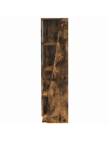 Mobile angolare Rovere fumé 27,5x27x102cm Legno multistrato