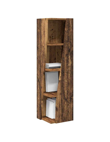 Mobile angolare Legno vecchio 27,5x27x102cm Legno multistrato