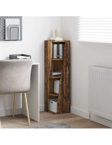 Mobile angolare Legno vecchio 27,5x27x102cm Legno multistrato