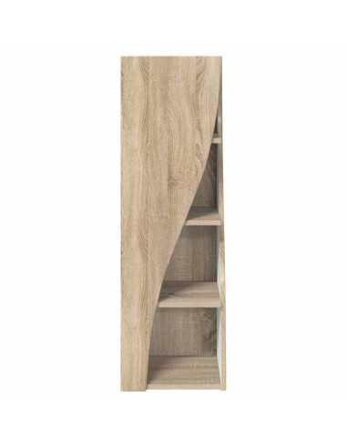 Mobile angolare Rovere Sonoma 32x32x102cm Legno multistrato
