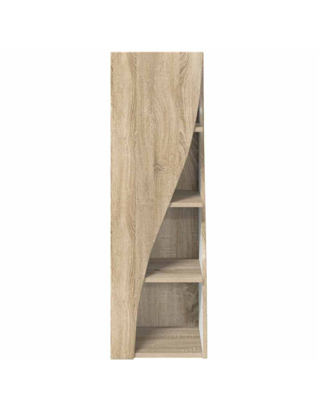 Mobile angolare Rovere Sonoma 32x32x102cm Legno multistrato