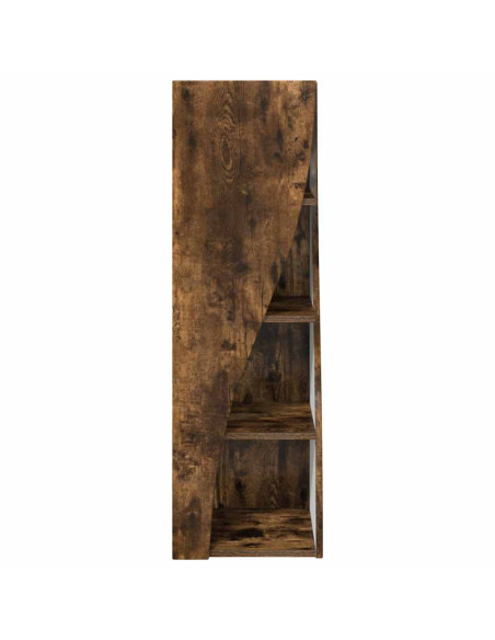 Mobile angolare Rovere fumé 32x32x102cm Legno multistrato