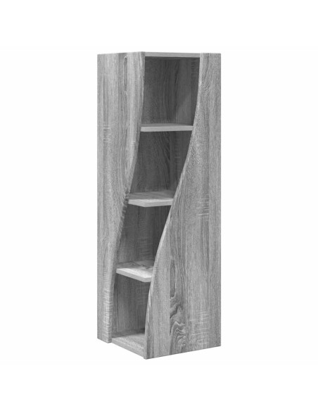 Mobile angolare Grigio Sonoma 32x32x102cm Legno multistrato