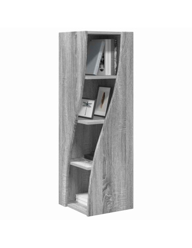 Mobile angolare Grigio Sonoma 32x32x102cm Legno multistrato