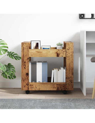 Carrello da Scrivania Legno vecchio 60 x 45 x 60 cm