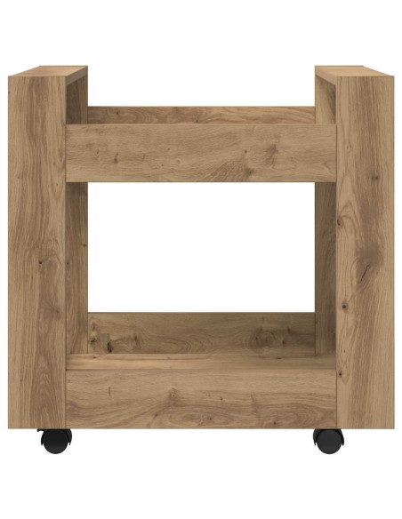 Carrello da Scrivania Rovere artigianale 60 x 45 x 60 cm