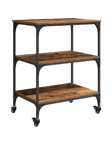 Carrello da Cucina Legno vecchio 60 x 41 x 76 cm