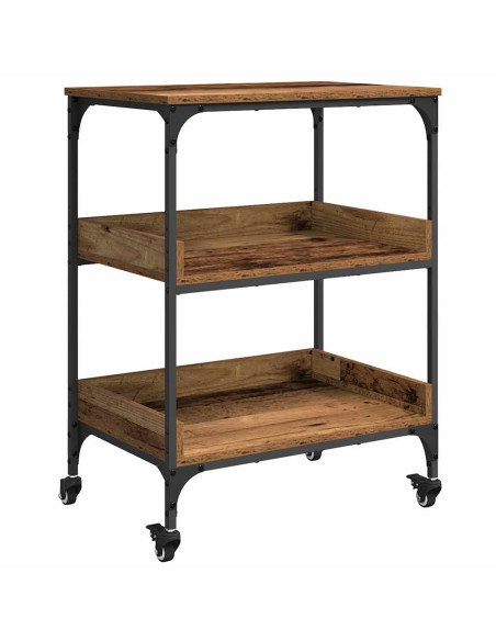 Carrello da Cucina Legno vecchio 60 x 41 x 80.5 cm