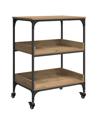 Carrello da Cucina Rovere artigianale 60 x 41 x 80.5 cm