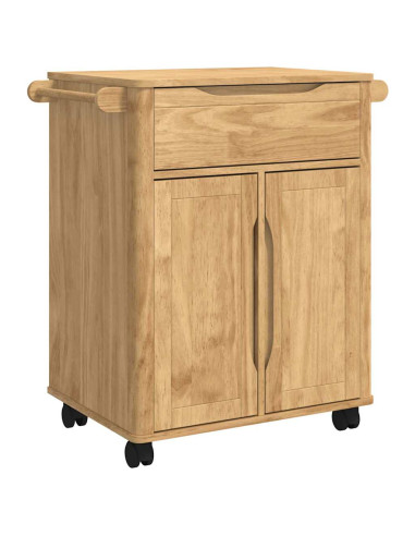 Carrello da Cucina FLORO Marrone cerato 72,5 x 45 x 80 cm