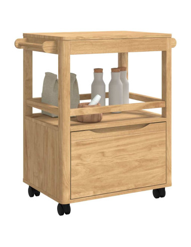 Carrello da Cucina FLORO Marrone cerato 72,5 x 45 x 80 cm