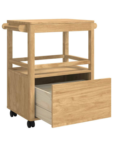 Carrello da Cucina FLORO Marrone cerato 72,5 x 45 x 80 cm