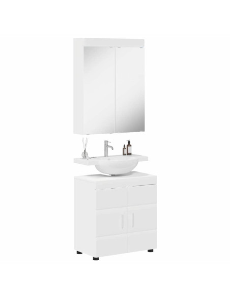 Set di mobili per il bagno TULUM Bianco Legno multistrato