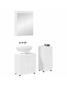 Set di mobili per il bagno TULUM Bianco Legno multistrato 2