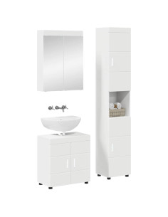 Set di mobili per il bagno TULUM Bianco Legno multistrato 2