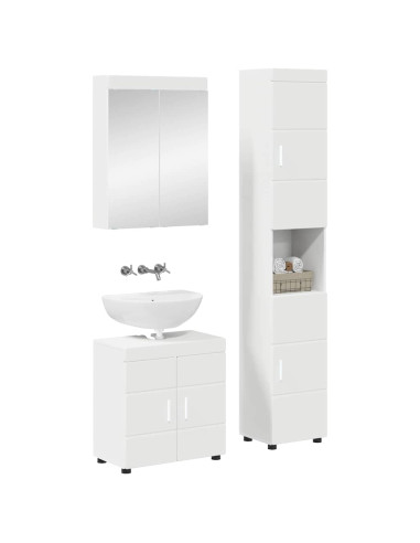 Set di mobili per il bagno TULUM Bianco Legno multistrato