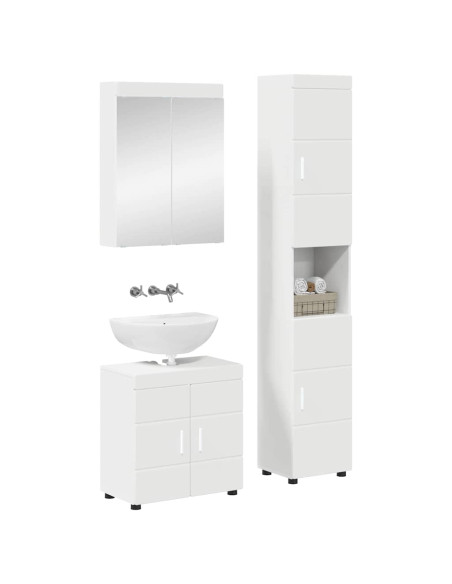 Set di mobili per il bagno TULUM Bianco Legno multistrato