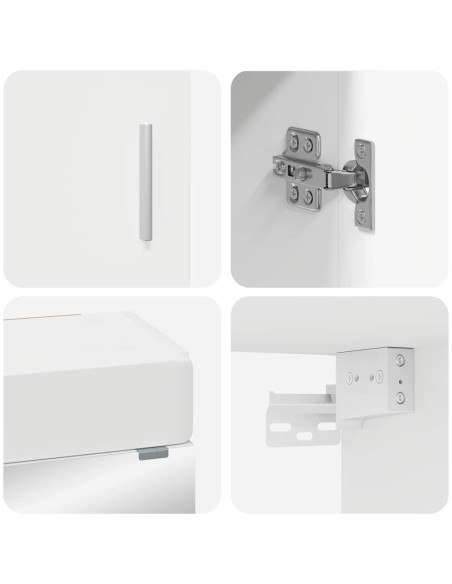 Set di mobili per il bagno TULUM Bianco Legno multistrato