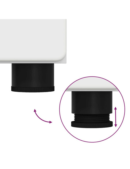 Set di mobili per il bagno TULUM Bianco Legno multistrato