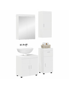 Set di mobili per il bagno TULUM Bianco Legno multistrato 2