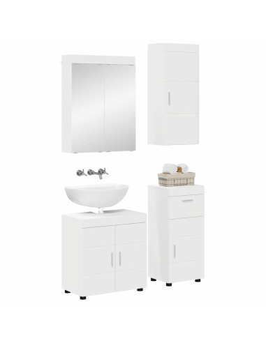 Set di mobili per il bagno TULUM Bianco Legno multistrato