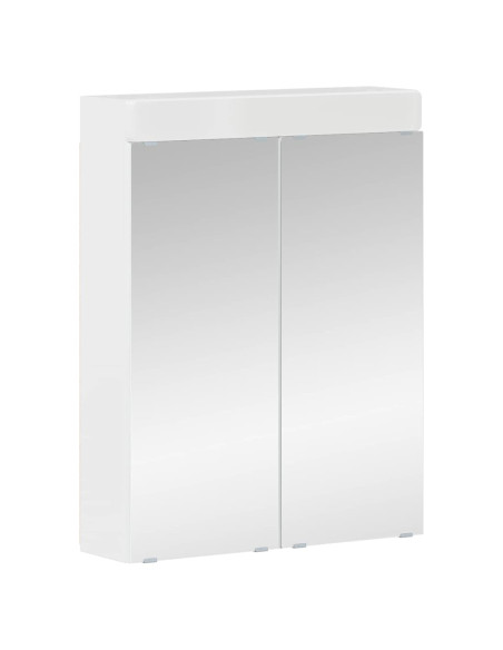 Set di mobili per il bagno con cassetto TULUM Bianco Lucido