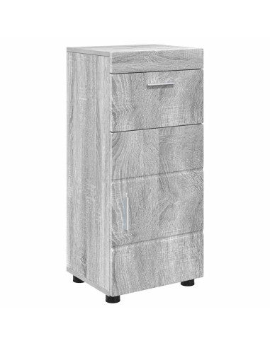 Set di mobili per il bagno con cassetto TULUM Grigio Sonoma