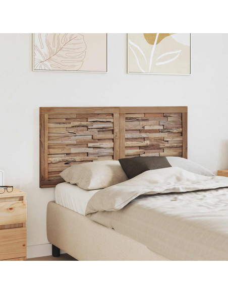 Testiera Naturale 120 cm Legno di teak solido