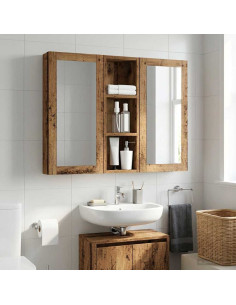 Armadio da bagno a muro Legno vecchio 20 x 10 x 60,5 cm