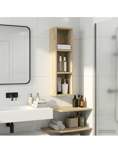 Armadio da bagno a muro Rovere Sonoma 20 x 14 x 70 cm