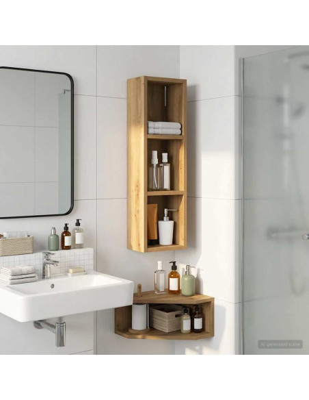 Armadio da bagno a muro Rovere Artigianale 20 x 14 x 70 cm