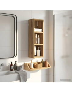 Armadio da bagno a muro Rovere Artigianale 20 x 16 x 62,5 cm