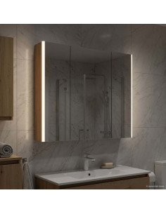 Mobiletto per specchio da bagno Rovere Artigianale