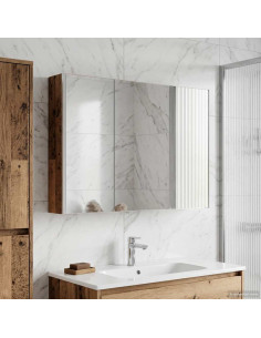 Mobiletto per specchio da bagno Legno vecchio