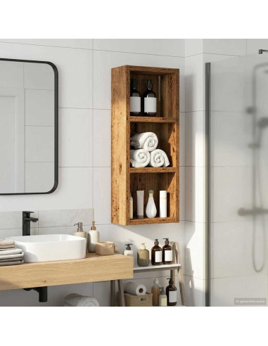 Armadio da bagno a muro Legno vecchio 20 x 10 x 50 cm