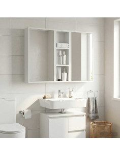 Armadio da bagno a muro Bianco 20 x 10 x 60,5 cm