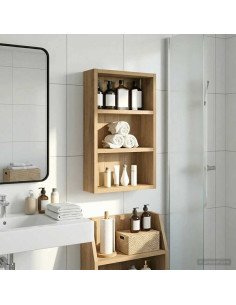 Armadio da bagno a muro Rovere Artigianale 30 x 10 x 50 cm