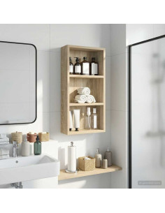 Armadio da bagno a muro Rovere Sonoma 30 x 10 x 60,5 cm