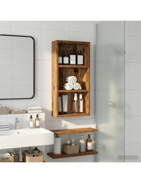 Armadio da bagno a muro Legno vecchio 30 x 10 x 60,5 cm