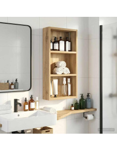 Armadio da bagno a muro Rovere Artigianale 30 x 10 x 60,5 cm