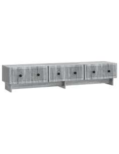 Mobile TV Grigio Sonoma 147 x 34,5 x 30 cm Legno ingegnerizzato